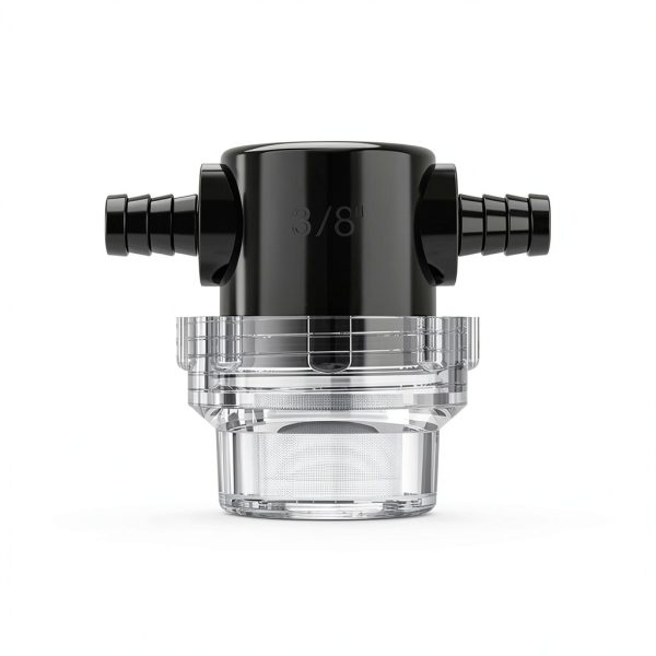 Water Pump Filter RLECS Black 3/8" Inline Strainer for Sprayers-0