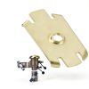 Deecaray 765 Brass Retainer Clip Inline Strainer Duty Brass Yellow-1