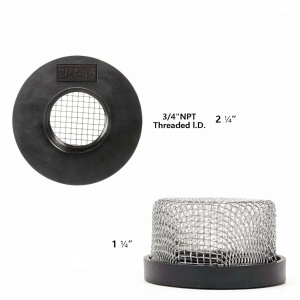 4‑Pack ¾‑Inch 14 Stainless Steel Mesh Aerator Strainer – KUEDPEZ-2
