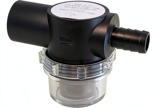 PENTAIR SHURFLO 255-323 Twist-On Water Strainer, 1/2" Barb Inlet, 1/2" NPSM Outlet-0