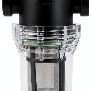 SEAFLO 1/2" Female NPT in-Line Strainer with 100 Mesh Stainless Steel Filter Screen – Clear Bowl for Easy Cleaning | Model SF-ST-12 (1-Pack)-0